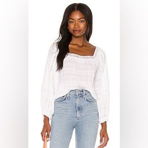 NWT Amuse Society Peasant Blouse. Size Small